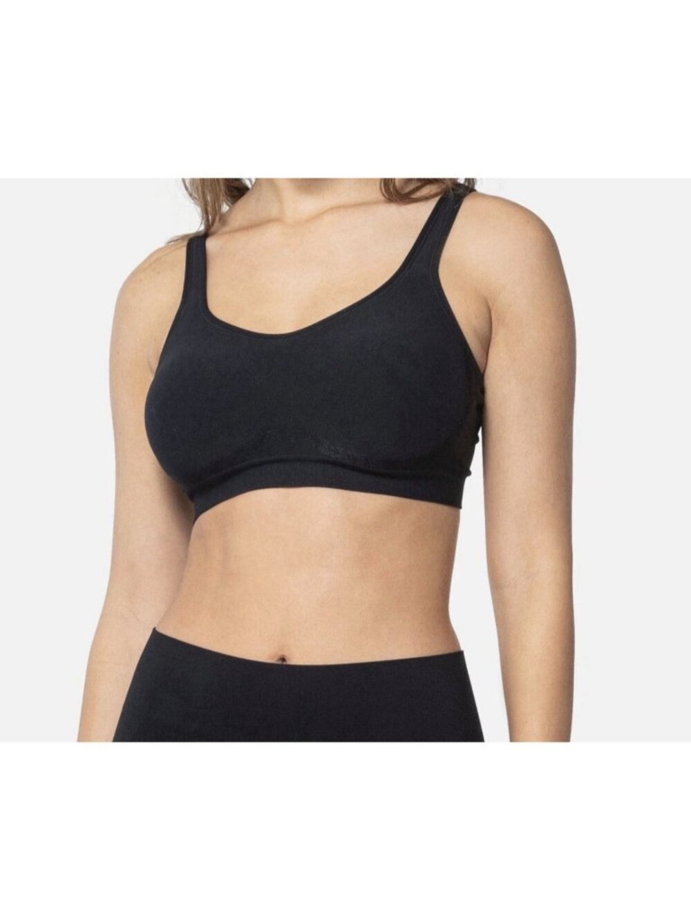 New UNDEROUTFIT Comfort Bra #459 Black Size XL Adjustable Straps